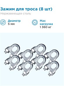 {{productViewItem.photos[photoViewList.activeNavIndex].Alt || productViewItem.photos[photoViewList.activeNavIndex].Description || 'Зажим для троса нержавеющая сталь AISI 316 (A4), 5мм, 8 штук'}}